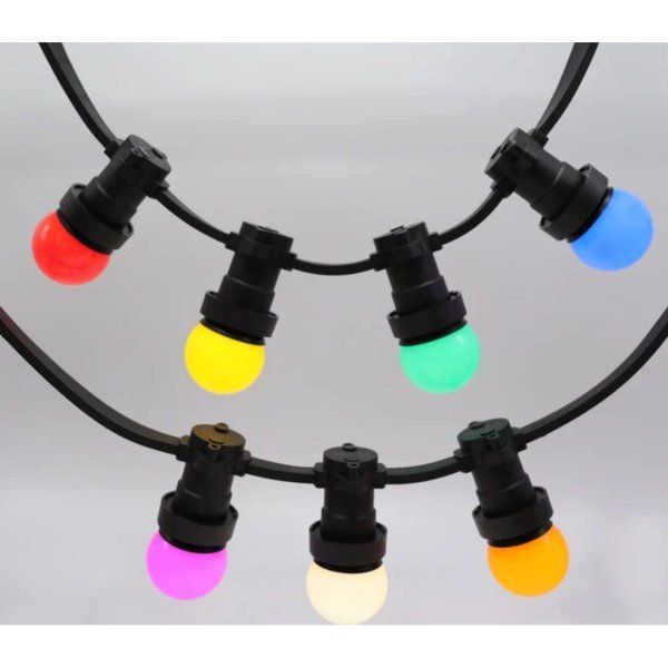 Lichtsnoer 10m (Kleur)