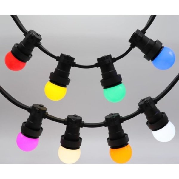 Prikkabel 10m Gekleurde LED's