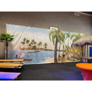 Decordoek XL 'Beach' 8 x 4 meter