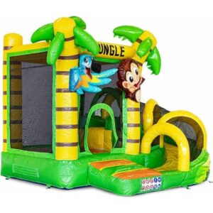 Mini met Slide Jungle Springkussen
