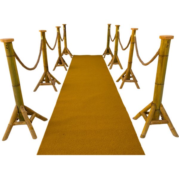 Tropische loper geel 5m