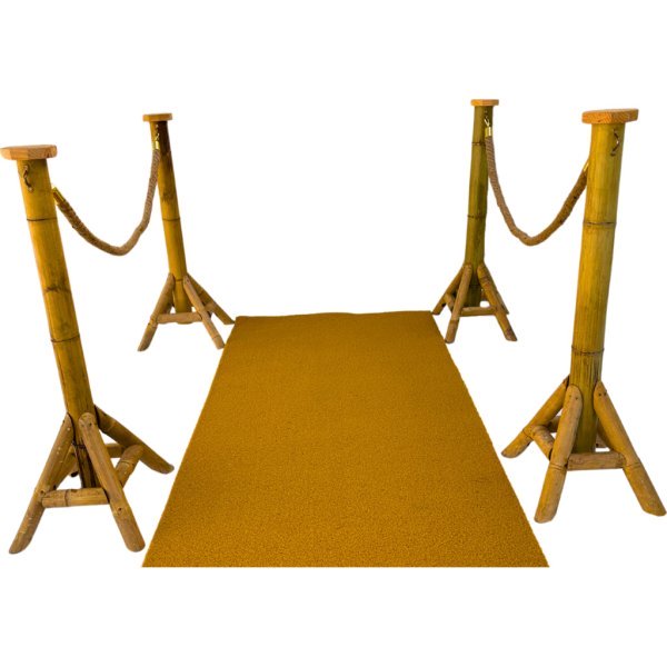 Tropische loper geel 2m