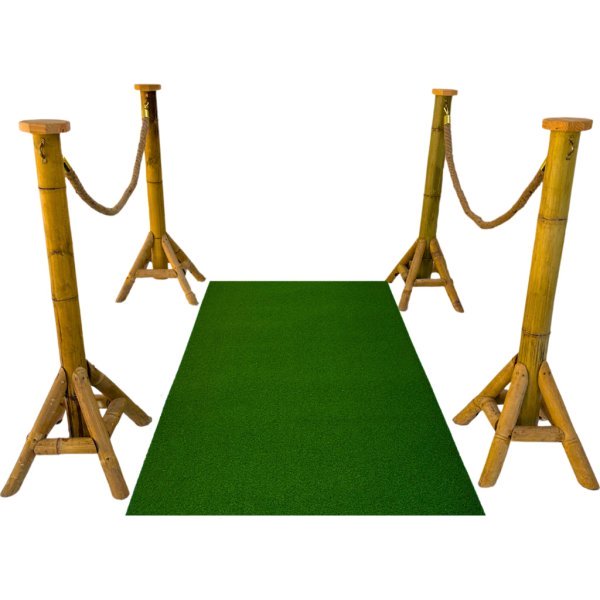 Tropische loper groen 2m