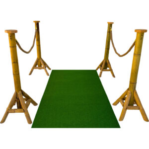 Tropische loper groen 2m