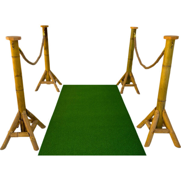 Tropische loper groen 2m