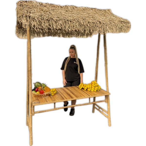Tropische marktkraam